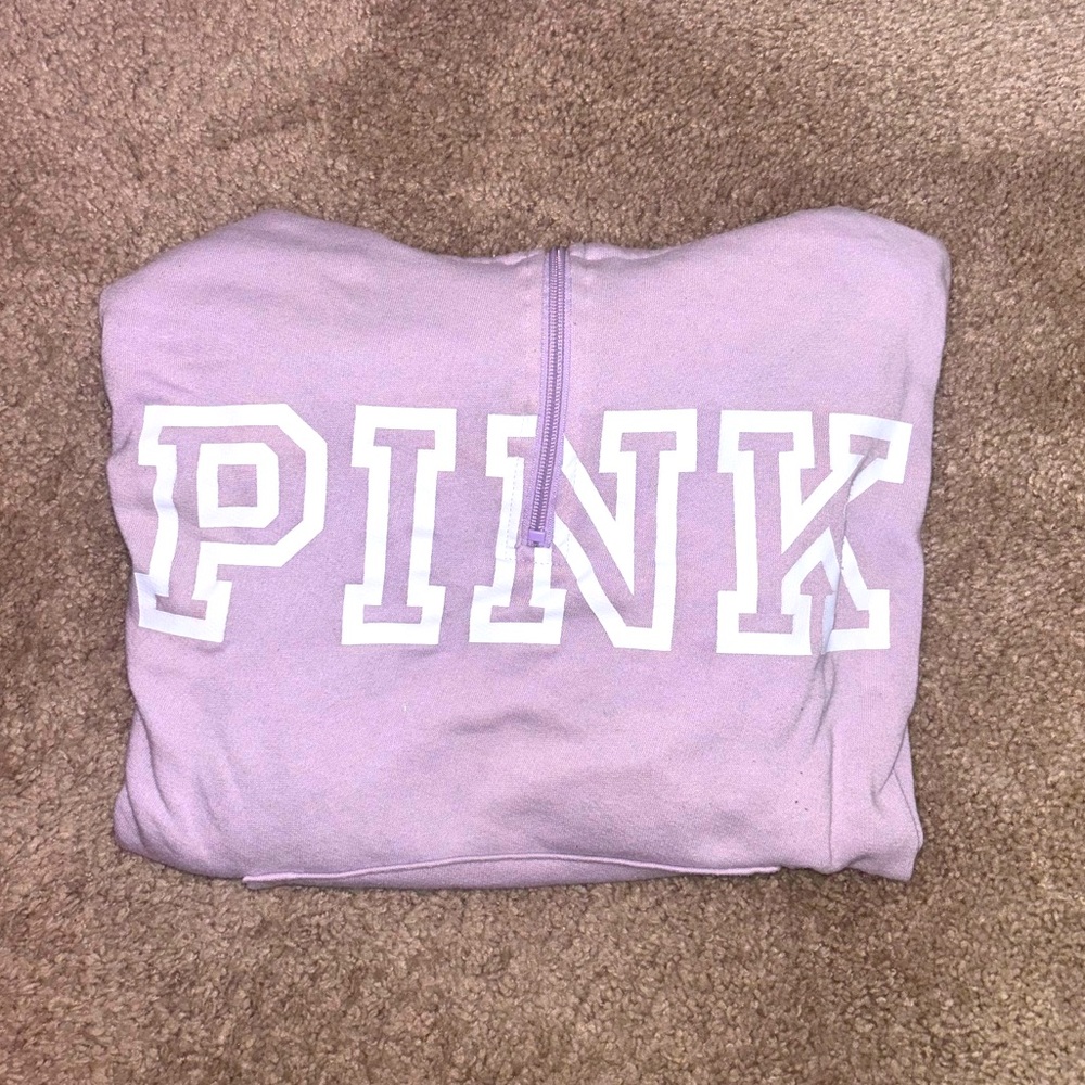 Victoria Secret PINK Lavender Quarter Zip